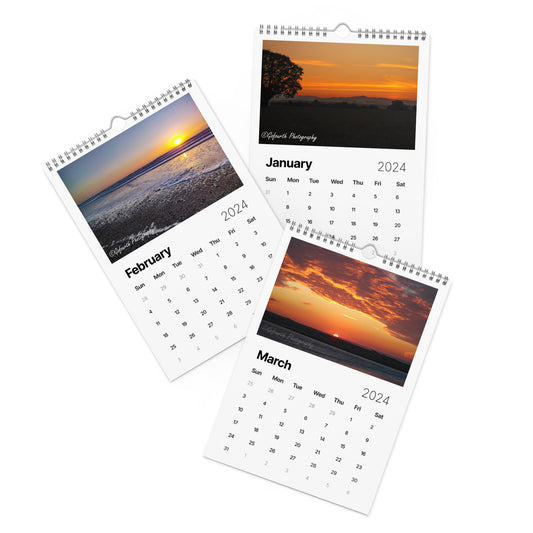 Coastal Sunsets Wall calendar (2024)