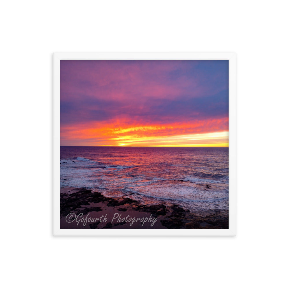 Framed Sunset - Depoe Bay, OR
